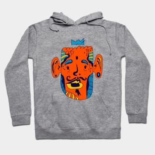 Orange Blue Strange King Pierre Hoodie